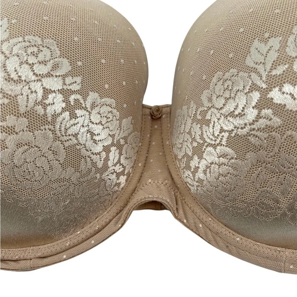 NWT Soma Stunning Support Full Coverage Bra in Light Nude Size 42DDD NEW